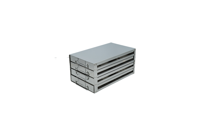 UFDS-100-24 - Drawer Rack for 100-Place Slide Boxes, 2x4 Configuration