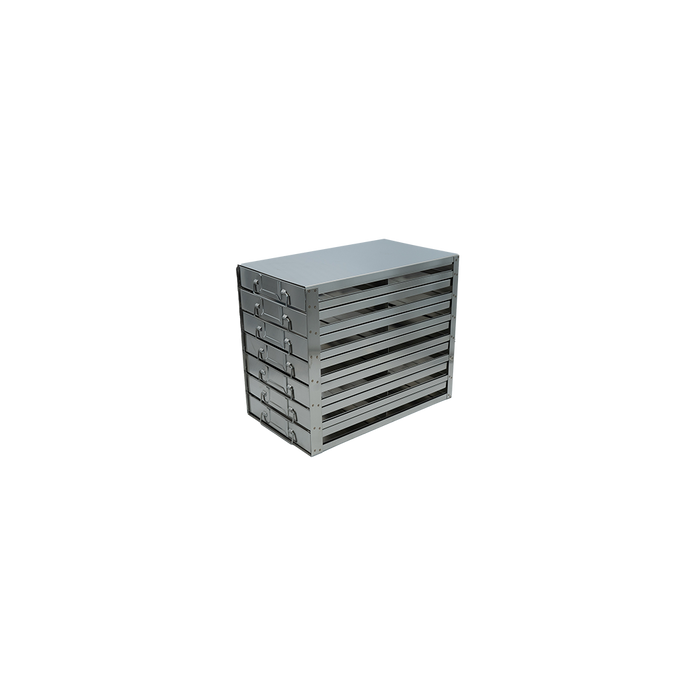 UFDS-100-27 - Drawer Rack for 100-Place Slide Boxes, 2x7 Configuration