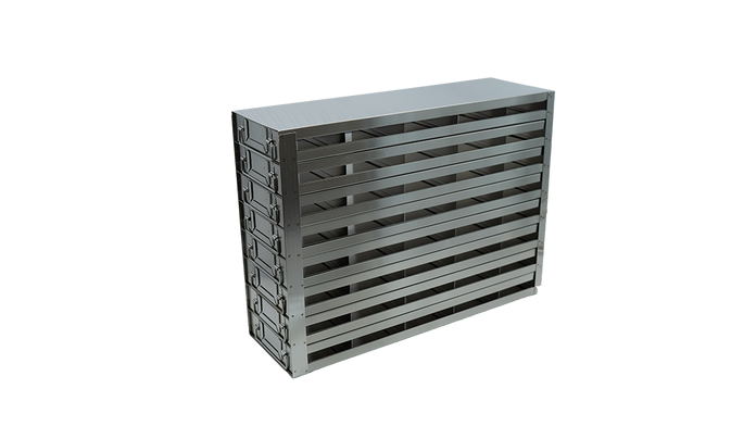 Crystal Industries - UFDS-25 - Upright Freezer Drawer Rack for 25-Place Slide Boxes