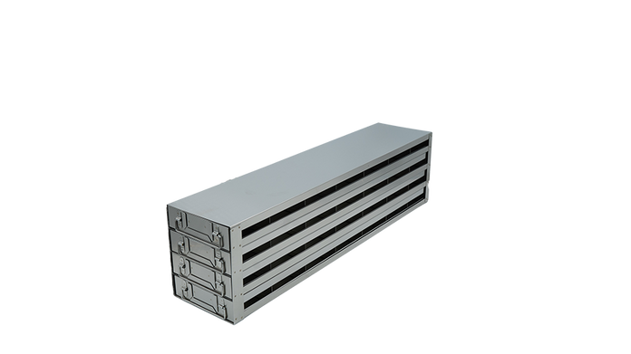 UFDS-25-74 - Drawer Rack for 25-Place Slide Boxes, 7x4 Configuration