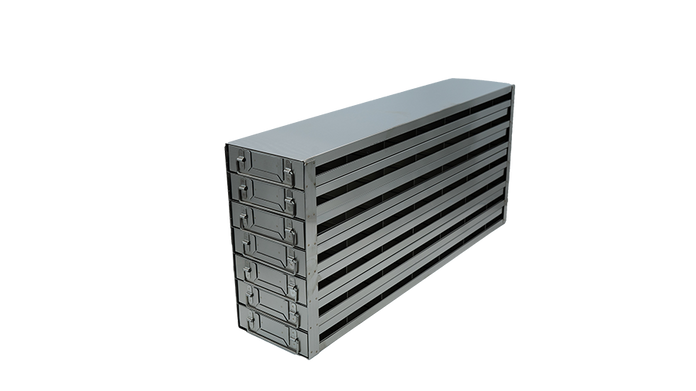 UFDS-25-77 - Drawer Rack for 25-Place Slide Boxes, 7x7 Configuration