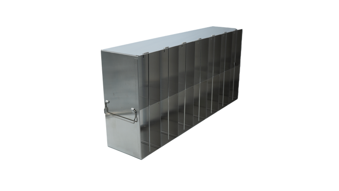 Crystal Industries - UFMP-712L - Upright Freezer Rack for 96/384-Well Microtiter Plates, 126 Plates with Lids, 154 Plates without Lids