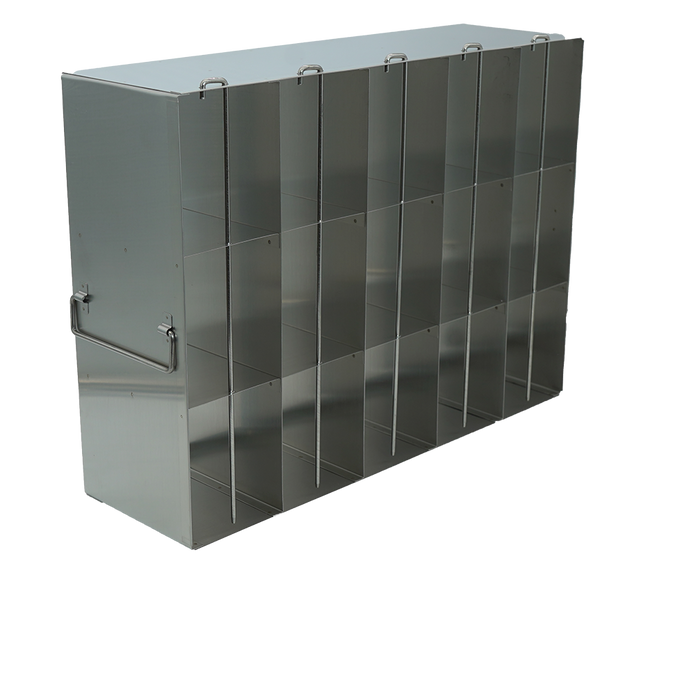 Crystal Industries - UFMR-53 - Upright Freezer Rack for SBS Formatted Boxes, 5x3 Configuration