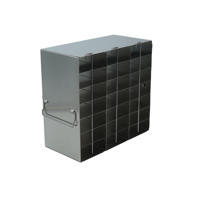 Crystal Industries - UFPCR-37L - Upright Freezer Rack for 0.2ml Tube 96-Well PCR Boxes, 3x7 Configuration
