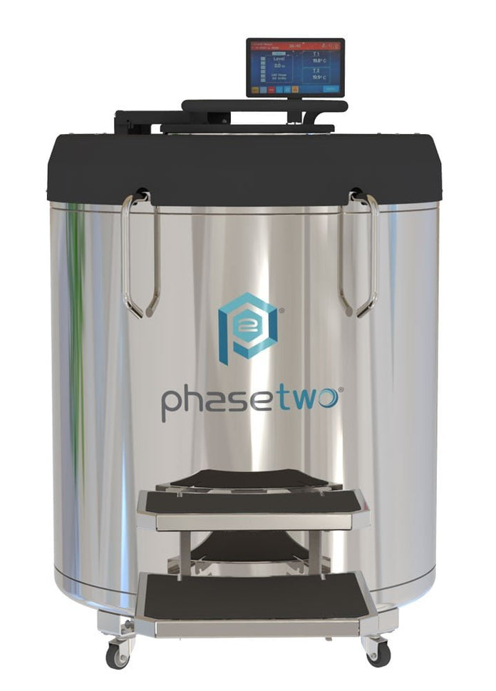 Phasetwo - HCHE50-Cont-GB - High Capacity High Efficiency Cryogenic Freezer with DLS3 Controller & Gas Bypass