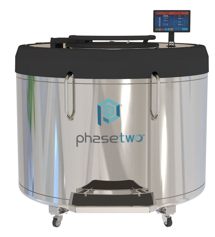 Phasetwo - HCHE92-Cont-GB - High Capacity High Efficiency Cryogenic Freezer with DLS3 Controller & Gas Bypass