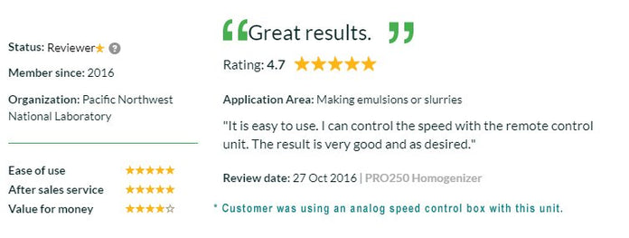 PRO Scientific - 01-012 - PRO Hand-Held Homogenizer