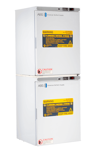 American Biotech Supply - ABT-HC-FRFC10 - 9 Cu. Ft. Capacity Standard Flammable Refrigerator and Freezer Combination