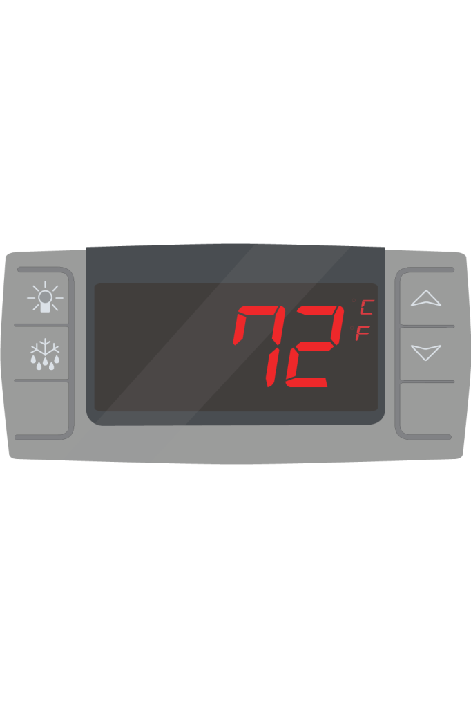 American Biotech Supply - CRT-ABT-HC-UCBI-0404 - 4.6 Cu. Ft Undercounter Controlled Room Temperature Cabinet, Built-In