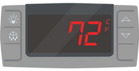 American Biotech Supply - CRT-ABT-HC-S12G - 12 Cu. Ft. Upright Controlled Room Temperature Cabinet, Glass Door