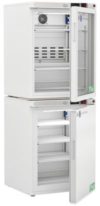 American Biotech Supply - ABT-HC-RFC1030G - 10 Cu. Ft. Refrigerator and Freezer (-30°C Operation) Combination with Glass Door Refrigerator