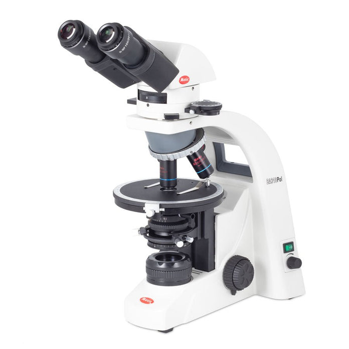 Motic Instruments - 1100100402412 - BA310Pol Trinocular Upright Polarization Microscopes, Epi Illuminator
