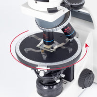 Motic Instruments - 1100100402412 - BA310Pol Trinocular Upright Polarization Microscopes, Epi Illuminator
