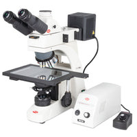 Motic Instruments - 1100100402544 - BA310Met-T Trinocular Upright Industrial Microscopes (Stroke 3"x 2" Stage) (Erect Image)