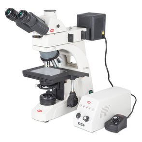 Motic Instruments - 1100100402601 - BA310Met-T Trinocular Upright Industrial Microscopes (Stroke 3"x 2" Stage)