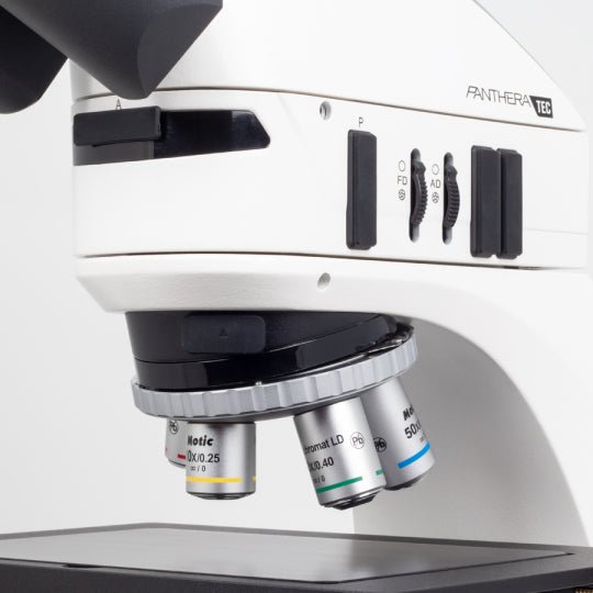 Motic Instruments - 1100104600231 - Panthera TEC-BD/DF/RL/TL Upright Industrial Microscopes, 6x4 Stage (Trino)