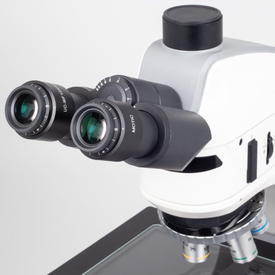 Motic Instruments - 1100104600201 - Panthera TEC-BF/RL/TL Upright Industrial Microscopes, 6x4 Stage (Trino)