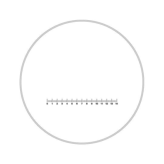 Motic Instruments - 1101001400161 - Graduated Line, Point 0.2mm,14mm