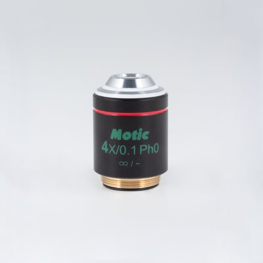 Motic Instruments - 1101001703281 - CCIS PL PH Plan Achromatic Phase Objective 4X/0.10