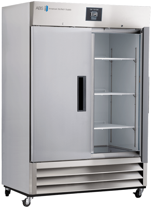 American Biotech Supply - PH-ABT-HC-SSP-49FA - 49 Cu. Ft. Solid Door Stainless Steel Pharmacy Freezer Auto Defrost (-4°F Operation)