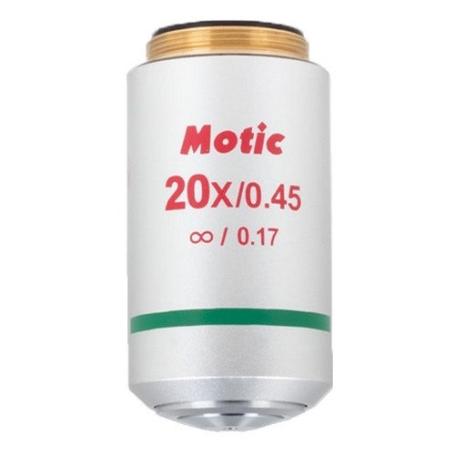 Motic Instruments - 1101001707211 - CCIS® Plan Achromatic Strain-Free Objective UC 20X/0.45