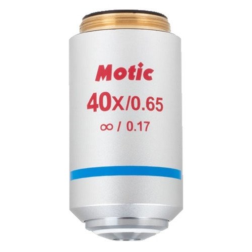 Motic Instruments - 1101001707221 - CCIS® Plan Achromatic Strain-Free Objective UC 40X/0.65/S