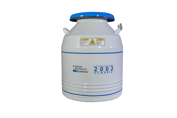 Custom Biogenic Systems - CB202L - Cryosystem 2000 Racks, 5-Shelf, for 2" High Boxes, Roller Base, 110V Alarm Stainless Steel, with Locking Rod