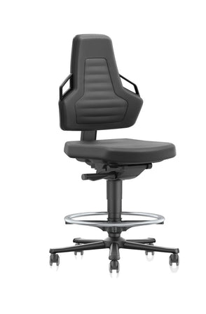 Bimos - 20023829 - Nexxit Chair Plus 9033E+, Desk-to-Bench Height, with Foot Ring, Armless