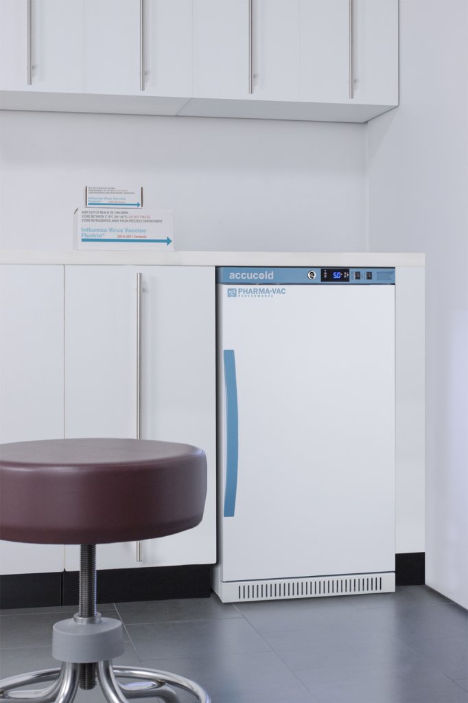 Accucold - ARS32PVBIADA456LHD - 2.83 Cu.Ft. ADA Height Vaccine Refrigerator, Certified to NSF-ANSI 456 Vaccine Storage Standard, Left Hand Door