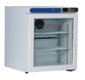 Lab Research Products (LRP) - LRP-HC-UCFS-0104G - 1 Cu. Ft. Plus Series Countertop Refrigerator Freestanding Glass Door