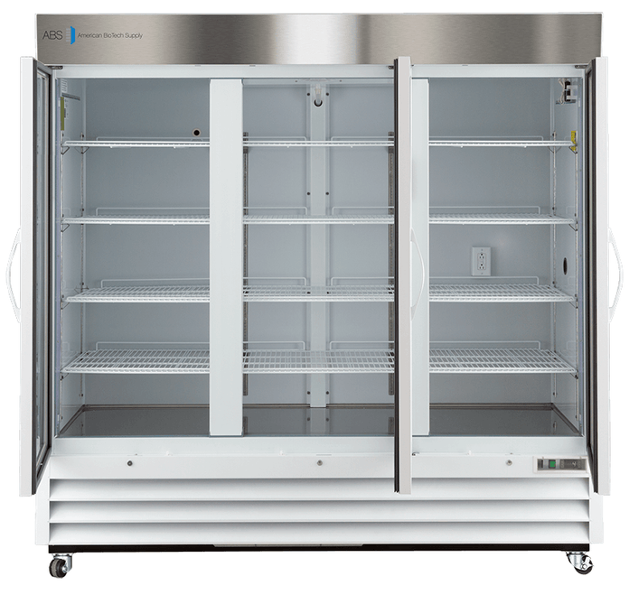 American Biotech Supply - ABT-HC-CS-72 - 72 Cu. Ft. Capacity Standard Glass Door Chromatography Refrigerator