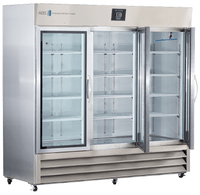 American Biotech Supply - ABT-HC-SSP-72G - 72 Cu. Ft. Glass Door Stainless Steel Refrigerator