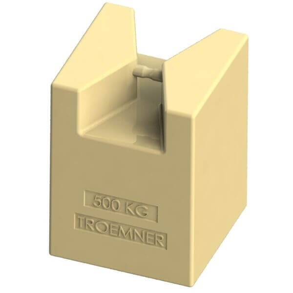 Ohaus - 30391704 - ASTM Individual Scale Calibration Weight 2P CI GH 500kg CL6 Accrd TR