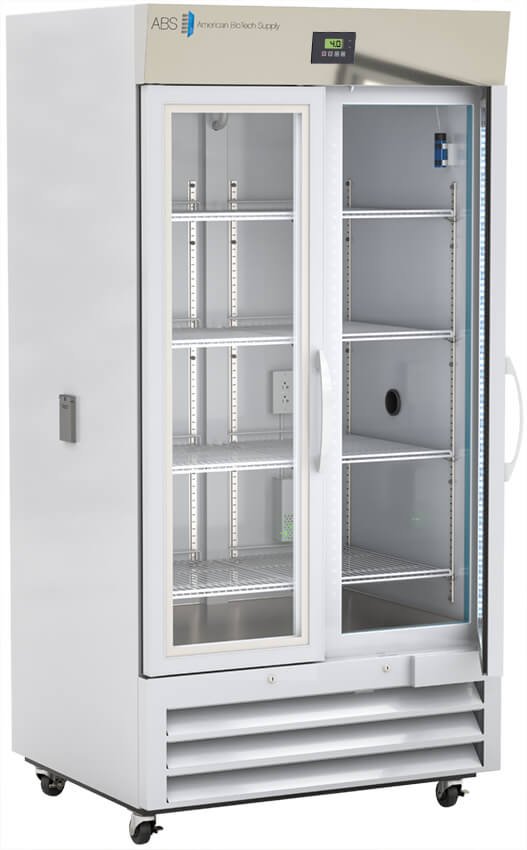 American Biotech Supply - ABT-HC-CP-36 - 36 Cu. Ft. Capacity Premier Glass Door Chromatography Refrigerator