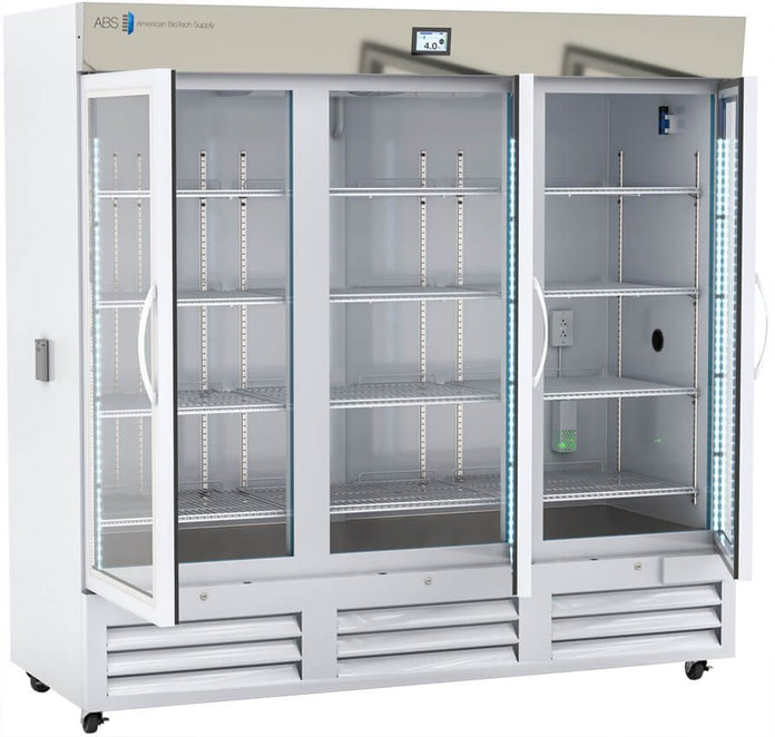 American Biotech Supply - ABT-HC-CP-72-TS - 72 Cu. Ft. TempLog Premier Glass Door Chromatography Refrigerator