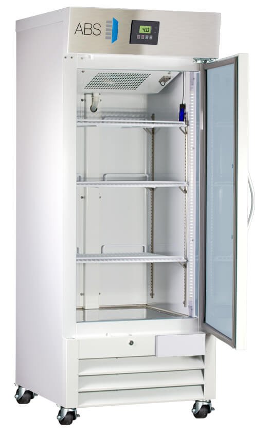 American Biotech Supply - ABT-HC-LP-12 - 12 Cu. Ft. Capacity Premier Glass Door Laboratory Refrigerator