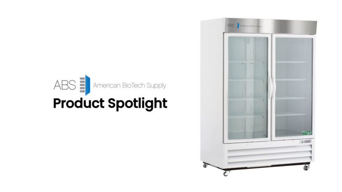 American Biotech Supply - ABT-HC-LS - Standard Glass Door Laboratory Refrigerator