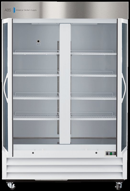 American Biotech Supply - ABT-HC-LS-49 - 49 Cu. Ft. Capacity Standard Glass Door Laboratory Refrigerator
