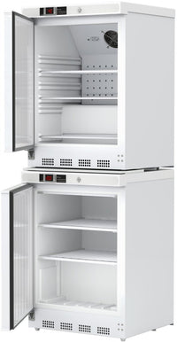 American Biotech Supply - ABT-HC-RFC9-LH - 9 Cu. Ft. Refrigerator and Freezer Combination, Left Hinged