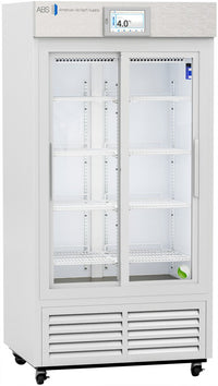 American Biotech Supply - ABT-VS-LP-33-TS - 33 Cu. Ft. TempLog Premier Touchscreen Sliding Glass Door Laboratory Refrigerator with Variable Speed Compressor