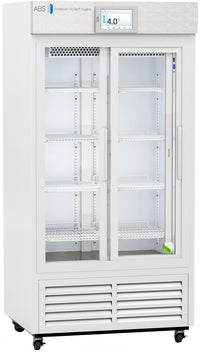 American Biotech Supply - ABT-VS-LP-33-TS - 33 Cu. Ft. TempLog Premier Touchscreen Sliding Glass Door Laboratory Refrigerator with Variable Speed Compressor