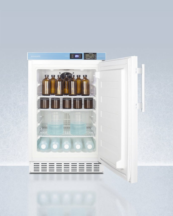 Accucold - ACR45LLHD - 20" Wide Built-In Pharmacy All-Refrigerator, ADA Compliant, Left Hand Door