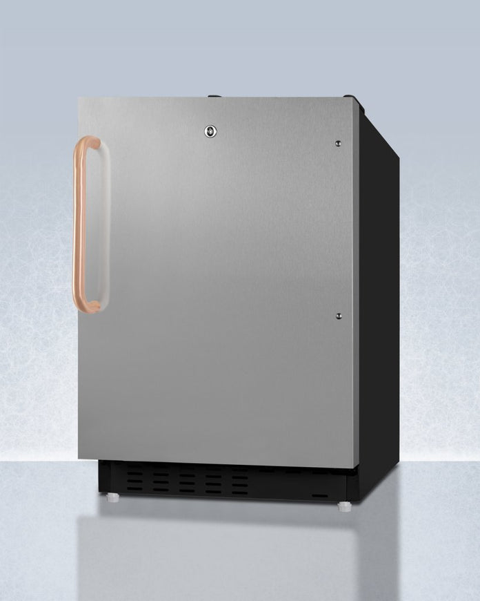 Accucold - ADA302BRFZSSTBCLHD - 21" Wide Built-in Refrigerator-Freezer, ADA Compliant, Left Hand Door