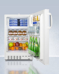 Accucold - ADA302RFZLHD - 20" Wide Built-in Refrigerator-Freezer, ADA Compliant, Left Hand Door