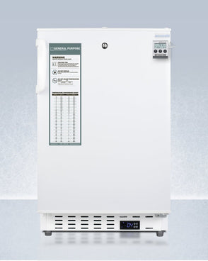 Accucold - ADA404REFALLHD - 20" Wide Built-In Healthcare All-Refrigerator, ADA Compliant, Left Hand Door