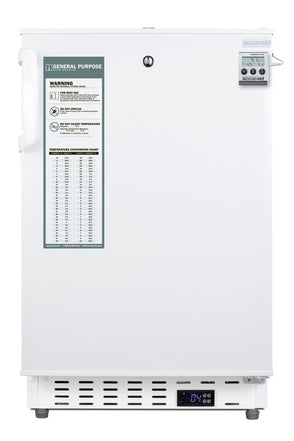 Accucold - ADA404REFAL - 20" Wide Built-In Healthcare All-Refrigerator, ADA Compliant