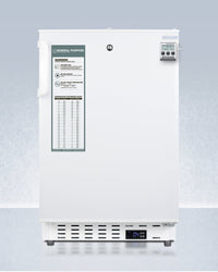 Accucold - ADA404REFALLHD - 20" Wide Built-In Healthcare All-Refrigerator, ADA Compliant, Left Hand Door