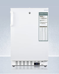 Accucold - ADA404REFLHD - 20" Wide Built-In Healthcare All-Refrigerator, ADA Compliant, Left Hand Door