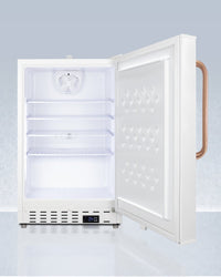 Accucold - ADA404REFTBCLHD - 20" Wide Built-In Healthcare All-Refrigerator, ADA Compliant, Left Hand Door