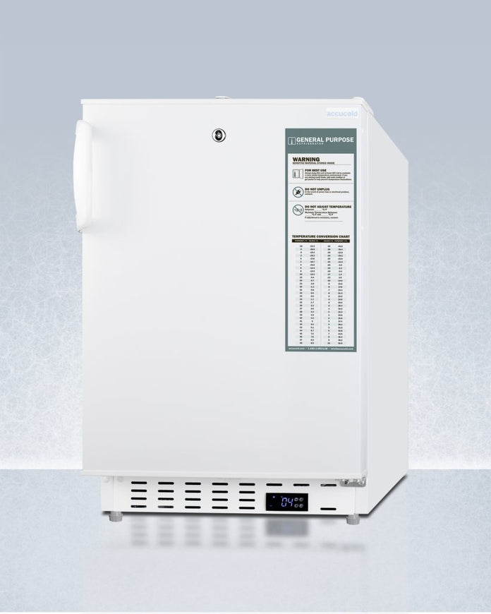 Accucold - ADA404REF - 20" Wide Built-In Healthcare All-Refrigerator, ADA Compliant